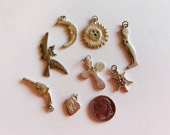 Milagros Charms-8 Piece Mexican Milagros
