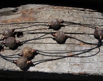 Felt Bead Necklace