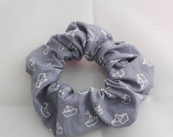 Pretty scrunchie origami boat