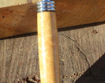 Timborana wood toothpick holder keychain