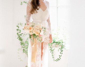 Pure Silk Bridal Honeymoon Boudoir Playsuit Romper Ivory S