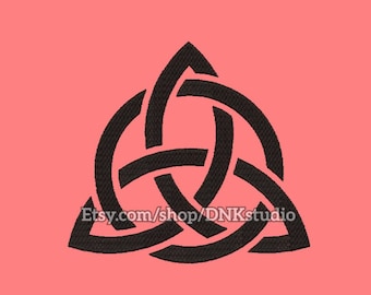 Triquetra Trinity Embroidery Design - 6 Sizes - INSTANT DOWNLOAD