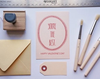 You're the Best Valentine's Card, Valentine