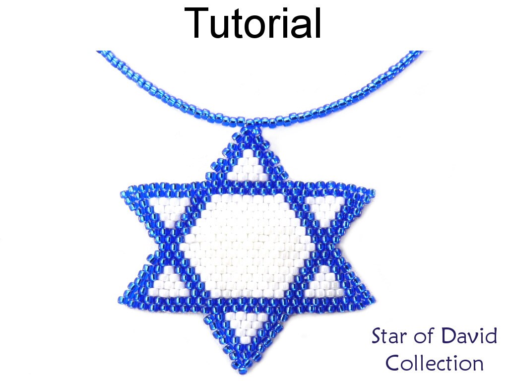 Beading Patterns and Tutorials Jewish Star of David