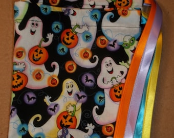 Friendly Ghosts/Halloween drawstring gift/treat/goody/storage bags