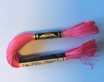 Embroidery FLOSS mouline special - N•956 shrimp pink color