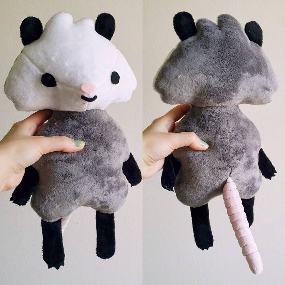 cute opossum stuffed animal