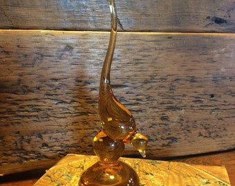 Viking glass long tailed bird