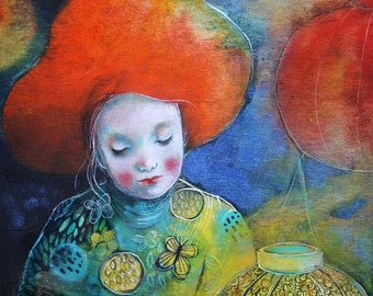 Light My Way -ACEO Open edition reproduction by Maria Pace-Wynters