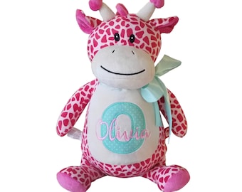 Personalized Stuffed Animal, Baby Announcement Plush Animal, Monogrammed Stuffed Animals, Baby Gift