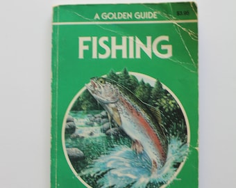 Vintage Full Color Fishing Golden Nature Guide Book 1987
