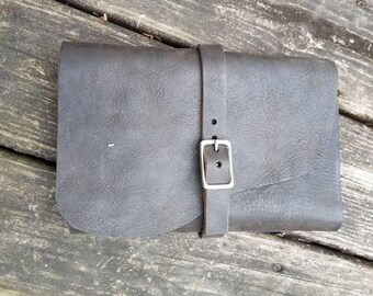Leather Hand Bound Journal with Tea Stained Pages SOLD!!