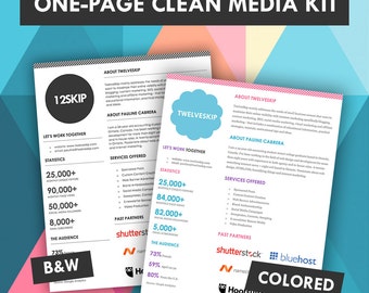 marketing one sheet template