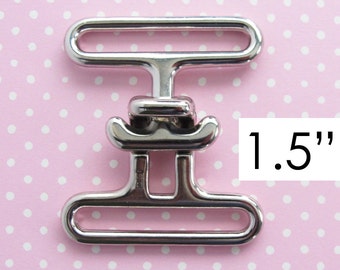 Cinch Buckle 1.5 Inch | Twist lock flap closure hardware for handbags, messenger bags, large bags or purses.