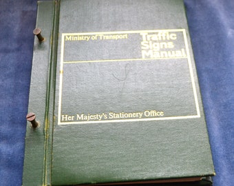 RARE 1960's Traffic Signs Manual Ministry of Transport Civil Engineering