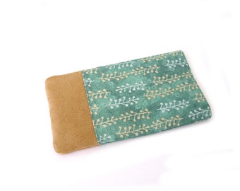 Smartphone Sleeve, Skin for iPhone, Galaxy S5, S6 Edge, S7, Wiko, Xperia, iPhone 6s, Galaxy mini, Nexus, Lumia, HTC, green, beige