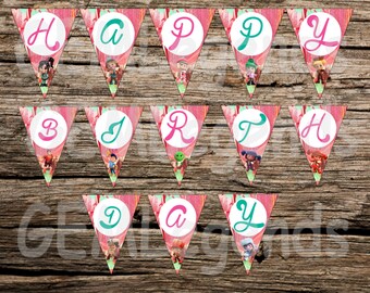 Sugar Rush Birthday Banner, Sugar Rush Banner, Sugar Rush Birthday Party, Wreck It Ralph Birthday, Wreck It Ralph Party, INSTANT DOWNLOAD