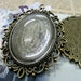 20 pcs 30X40Antique Bronze Cameo Cabochon Base Setting Tray Blanks Pendants Charm Pendant