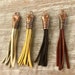 DIY Jewelry - Long Tassel Pendant with Hand Forged Copper - Choose Your Color - Boho - Jewelry Findings and Supplies - Components