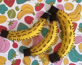 Banana Cat Toy with Catnip and Jingle Bells