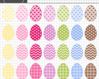 Easter Egg Clip Art,Easter ClipArt,Easter Bunny Clip Art,Digital Clipart,Digital Scrapbook,Scrapbooking Embellishment,Card Maki