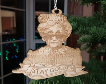 Stay Golden Ornament