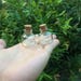 24pcs/lot 10ml Mini Glass Bottles Cork Empty Transparent 30*30*10mm