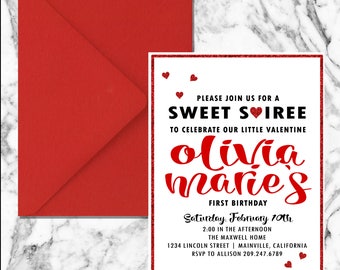 Valentine's Soiree Invitation (digital file)