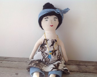 Rag doll / Ooak doll / Hand made doll / Art doll / Primitive rag doll / Soft doll