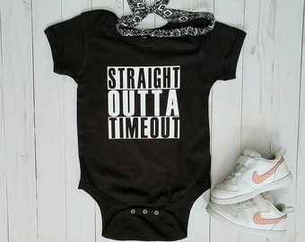 Straight outta timeout bodysuit