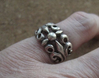 Sterling Scroll Ring - 101