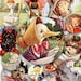 Animals Fantasy Circles 2.5" Digital Collage Sheet for Scrapbooking Altered Art Victorian Style / CIB20