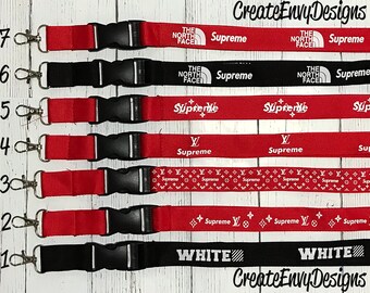 Supreme Collaboration Inspired Lanyard - You Choose!