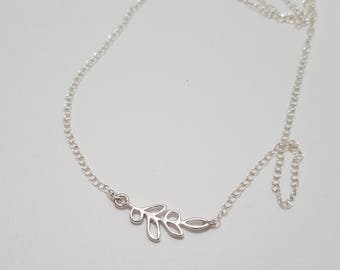 Silver Branch Necklace