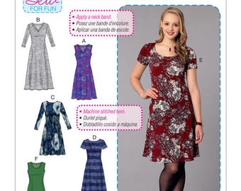 Dress by McCall's M7432 sewing pattern