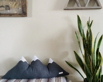 Three Sisters Mountain Pillow - Made to Order