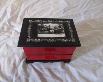 Gothic Victorian Hearse Jewelry Box