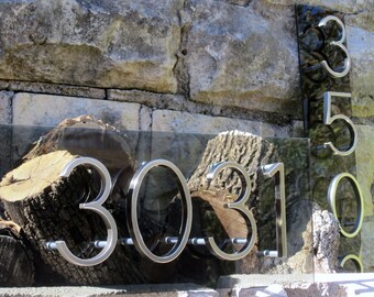 ModPlexi Address Plaque for 5 House Numbers