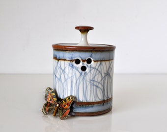 Vintage Sam Scott Porcelain Garlic Jar