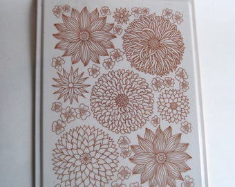 Vintage Cutting Board, Floral