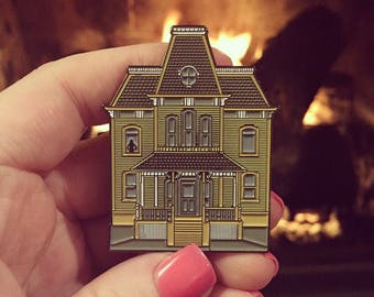SECONDS Psycho House Enamel Pin (w/ minor flaw)