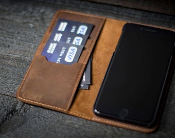 iPhone Wallet case , Leather Wallet, Leather Case, phone wallet, iPhone 6, iPhone 7, iPhone 6 Plus , iPhone 7 plus, iPhone 8, iPhone X