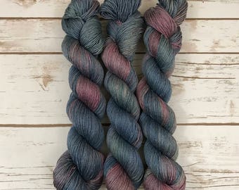 Merino/Silk 80/20, 437yard/100g, 4-ply, handdyed