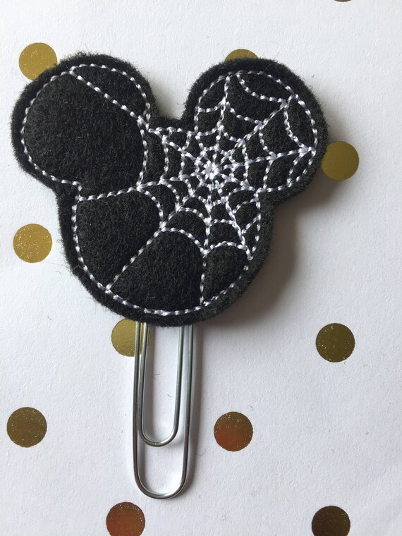Spider Mouse planner Clip/Bookmark. Character Planner Clip. Mouse Planner Clip. Halloween planner clip. Spider Planner Clip