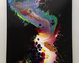 Year of the Dragon 10x20 Acrylic painting