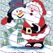 Santa and Snowman Christmas Joy Crochet Graph