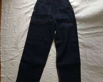 vintage 1950s high waisted jeans