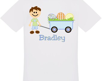 Personalized Easter Wagon T-Shirt
