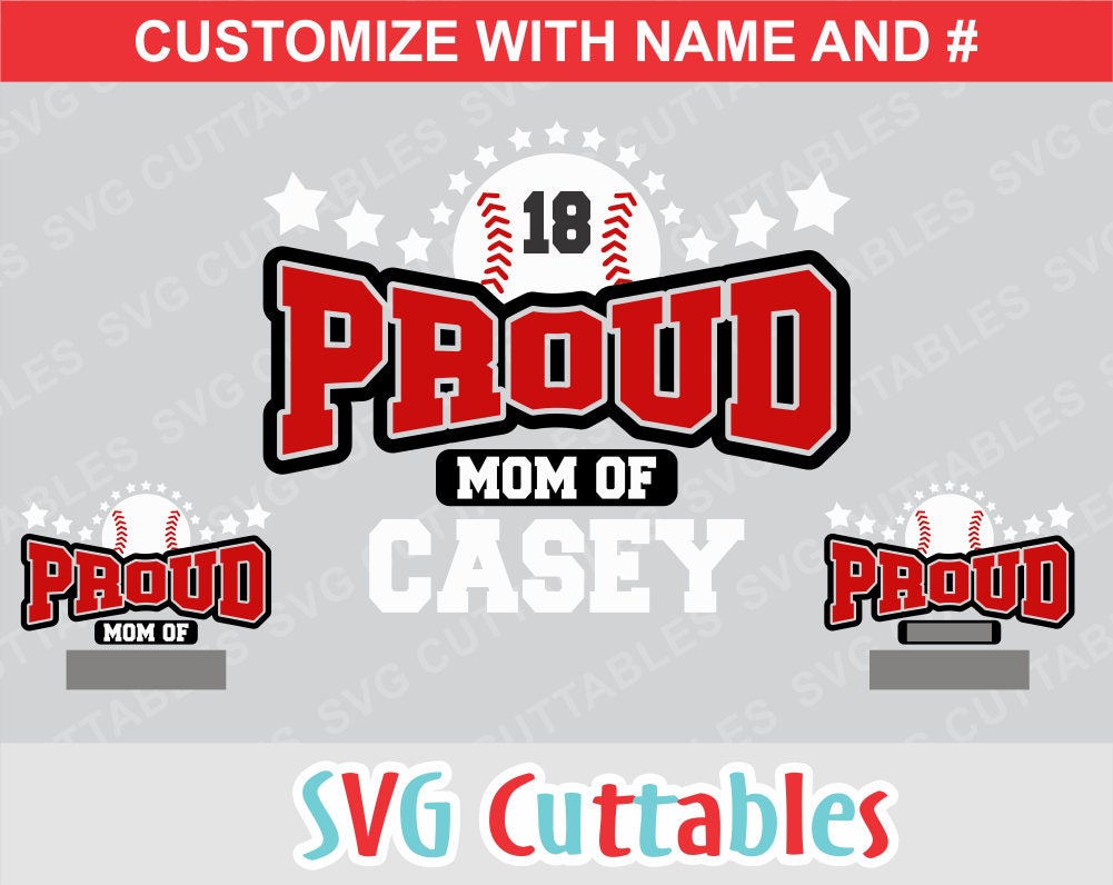 Download Baseball svg softball svg Proud Mom of Baseball Softball