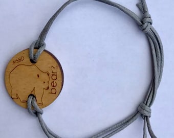 Bracelet brown bear Bearz 2016 (Brown bear - Grizzly)